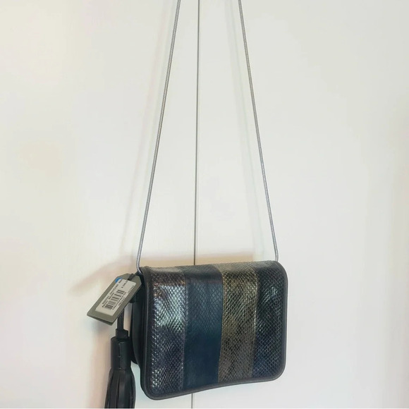 AllSaints All Saints Bansho Ebony Brown Leather Bag NWT $298 - Picture 5 of 11